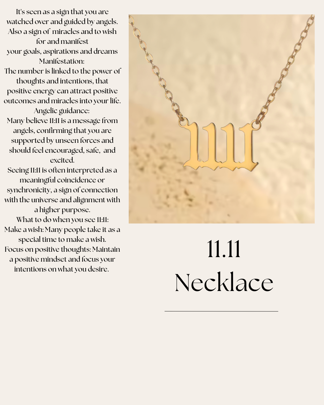 11.11 Necklace