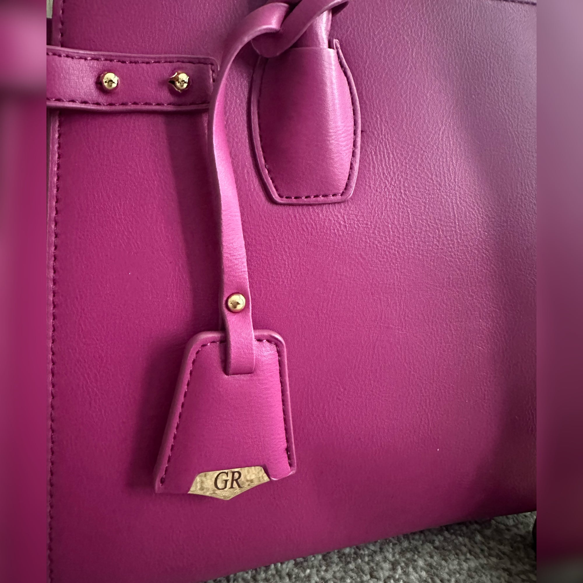 The Tilly Bag Purple Personalised