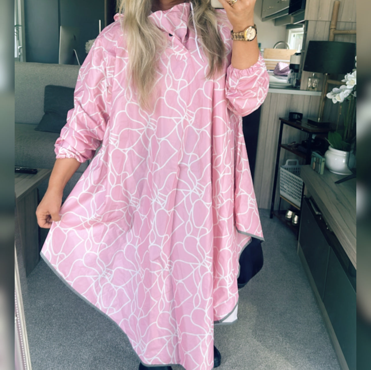 Rain Poncho Pink