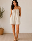 Pippa Playsuit Beige