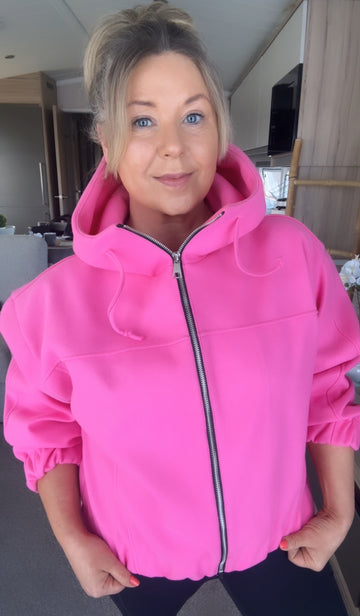 Susan Zip Jacket Pink