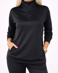 Scuba Zip Top black