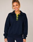 Jess Navy Sweatshirt