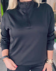 Scuba Zip Top black