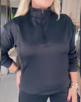 Scuba Zip Top black