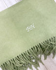 Long Personalised Scarf Green
