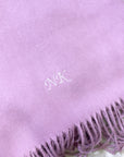 Long Personalised Scarf Lilac