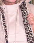 Fia Reversible Gilet Biscuit/Print
