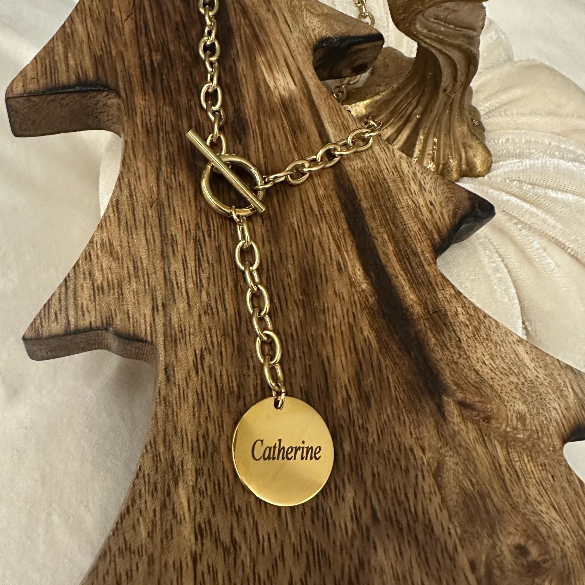 Drop Link Pendant Chain Personalised