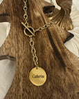 Drop Link Pendant Chain Personalised