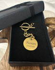 Drop Link Pendant Chain Personalised