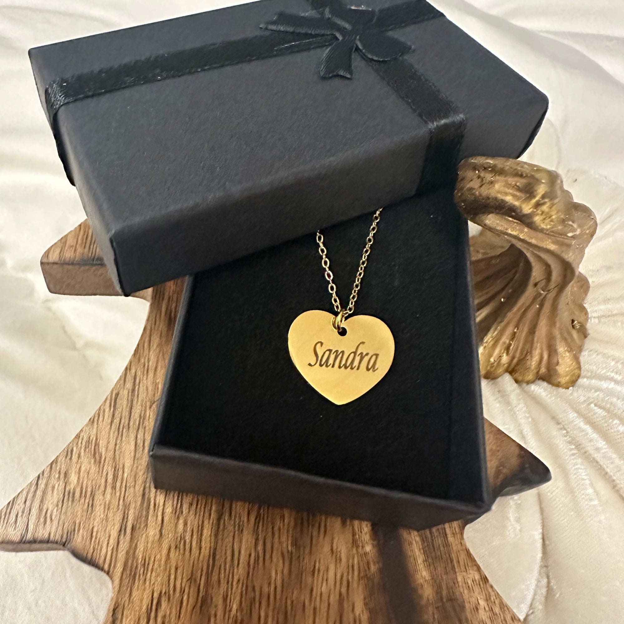Heart Necklace Personalised