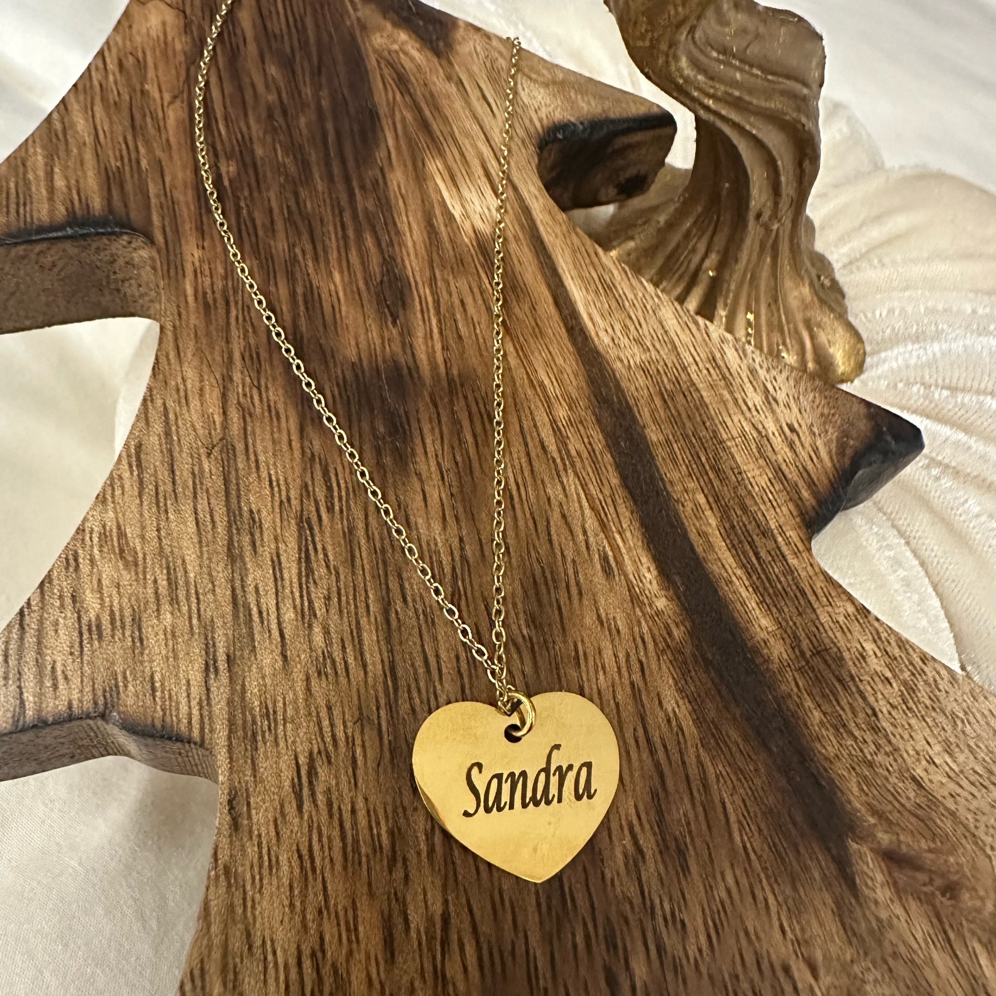 Heart Necklace Personalised