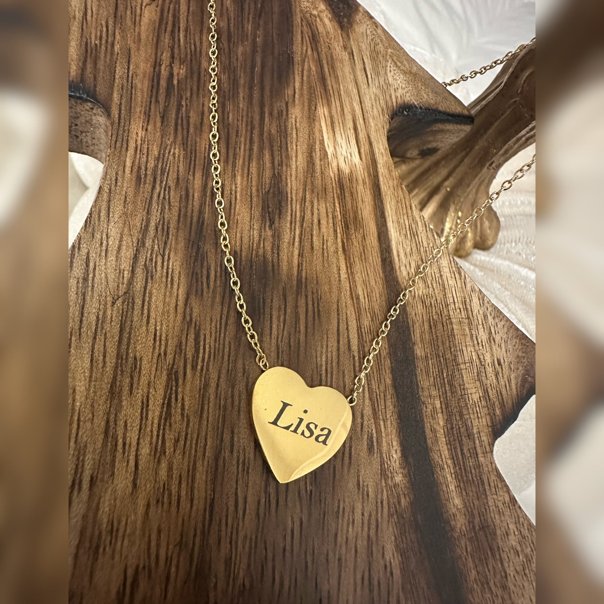 Heart Necklace Personalised