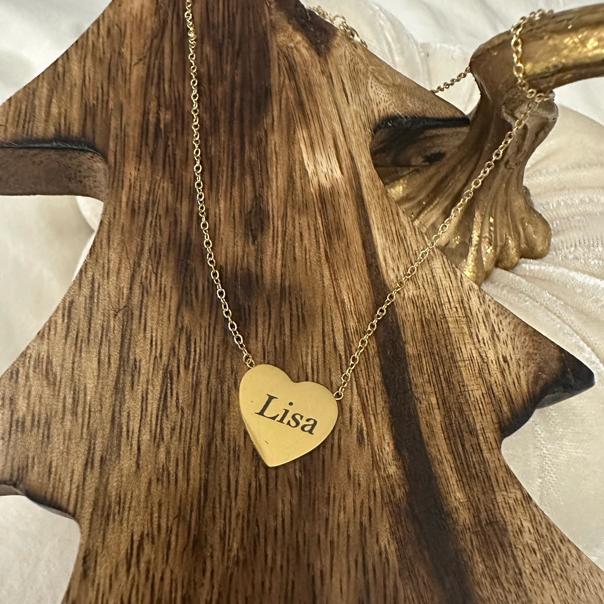 Heart Necklace Personalised