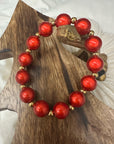 Margo Bead Bracelet Cherry