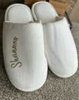 Slippers White PERSONALISED