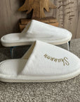 Slippers White PERSONALISED