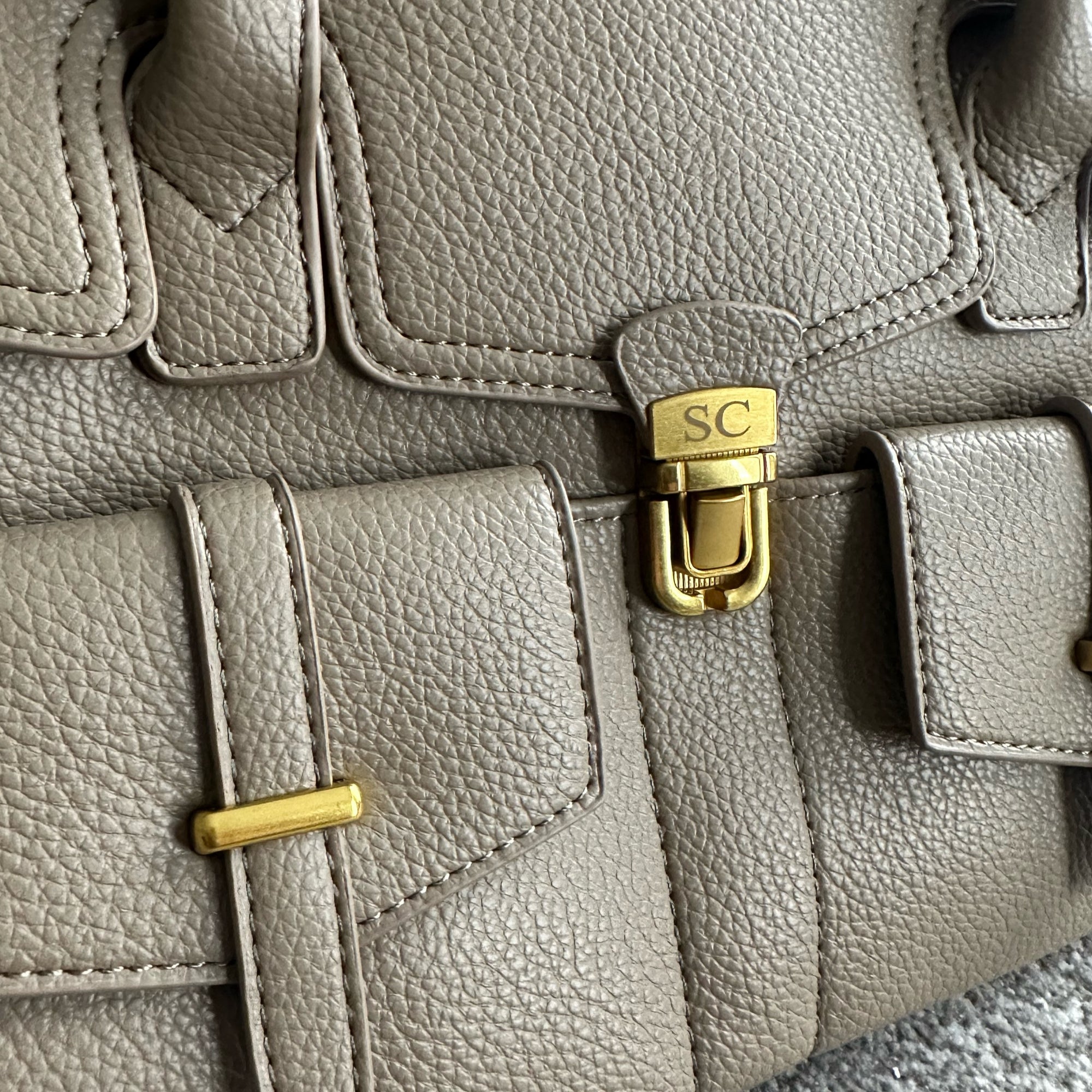 The Molly Bag Taupe Personalised