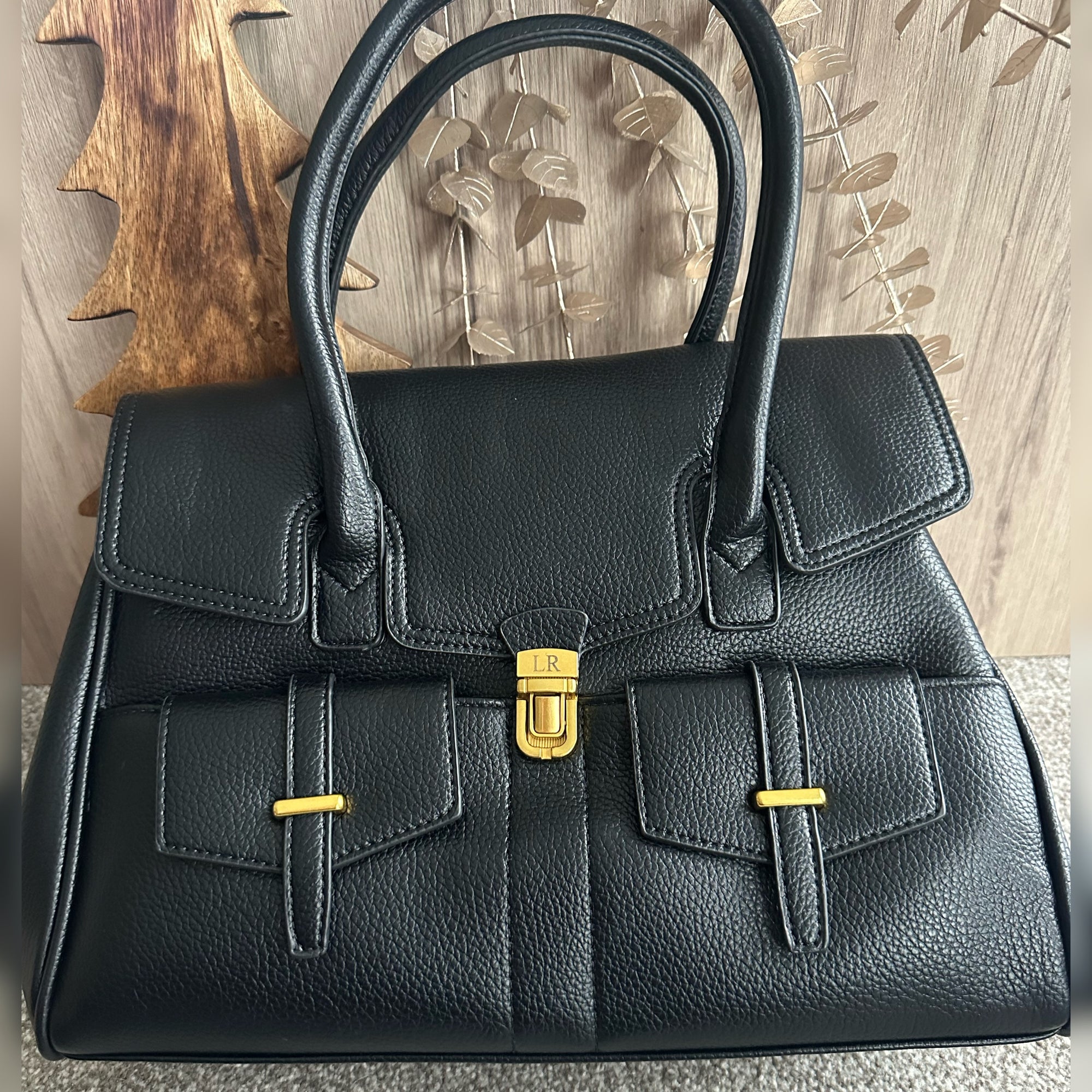 The Molly Bag Black Personalised