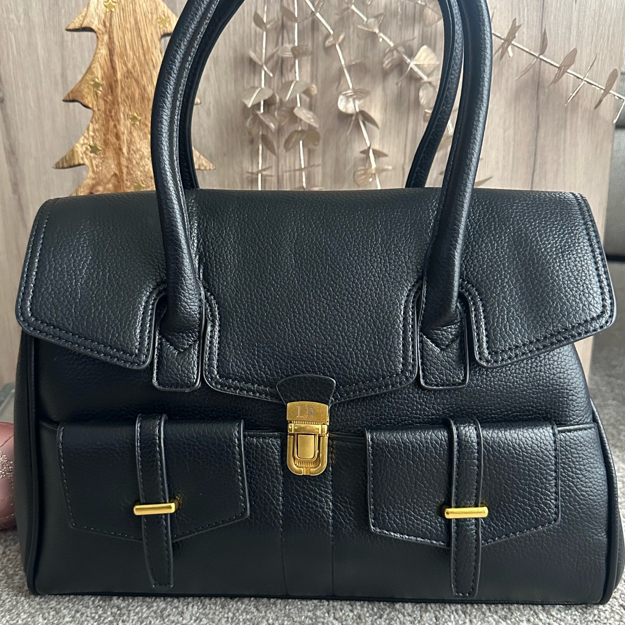 The Molly Bag Black Personalised