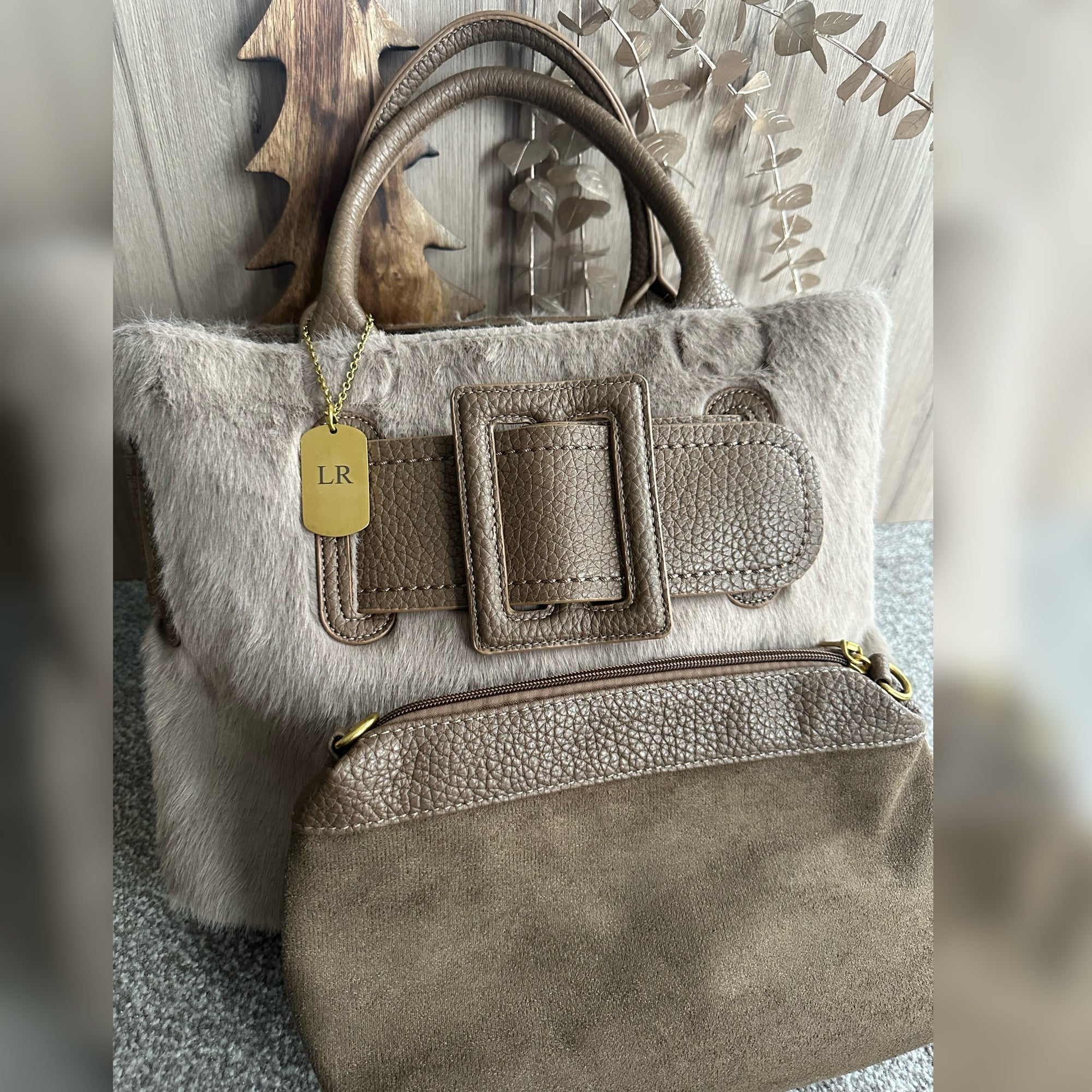 The Rita Faux Fur Bag Personalised