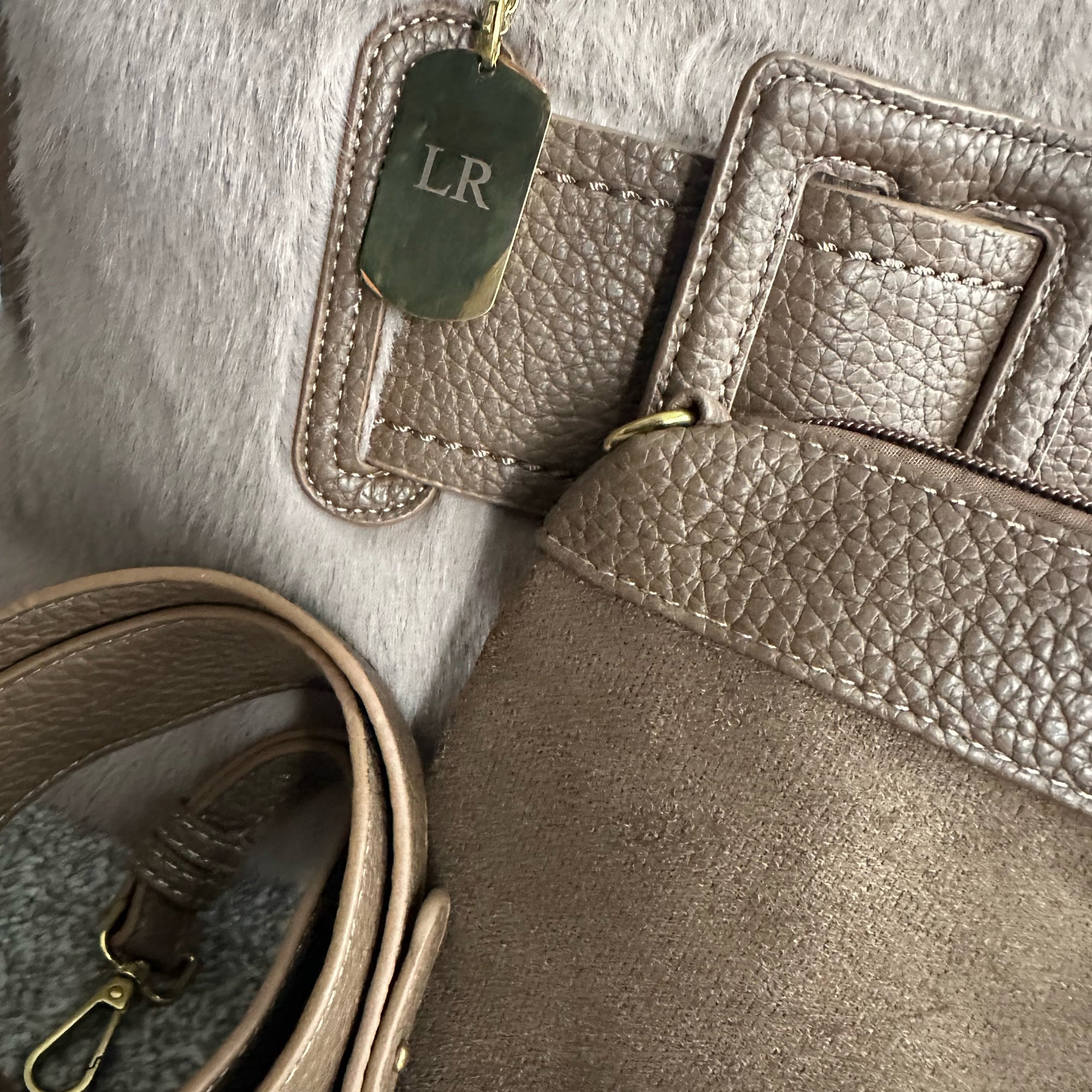 The Rita Faux Fur Bag Personalised