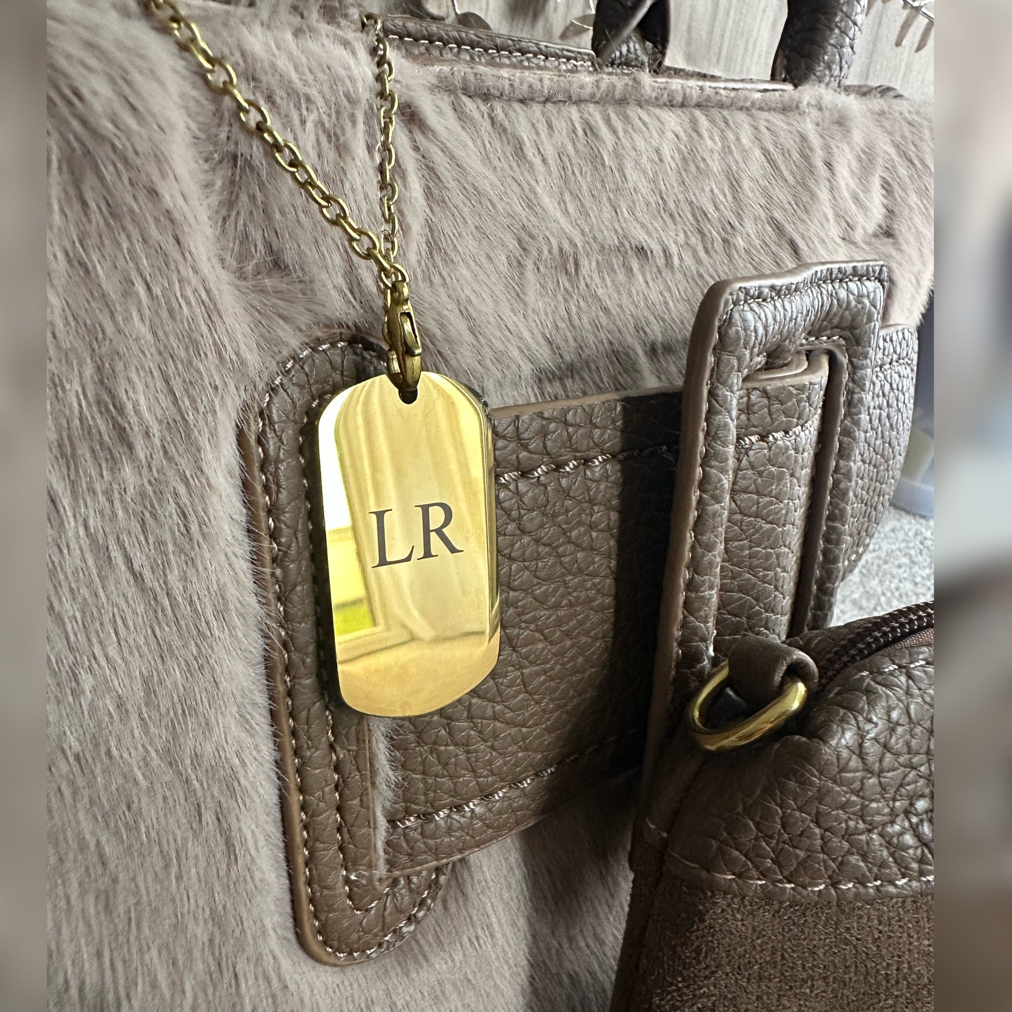 The Rita Faux Fur Bag Personalised