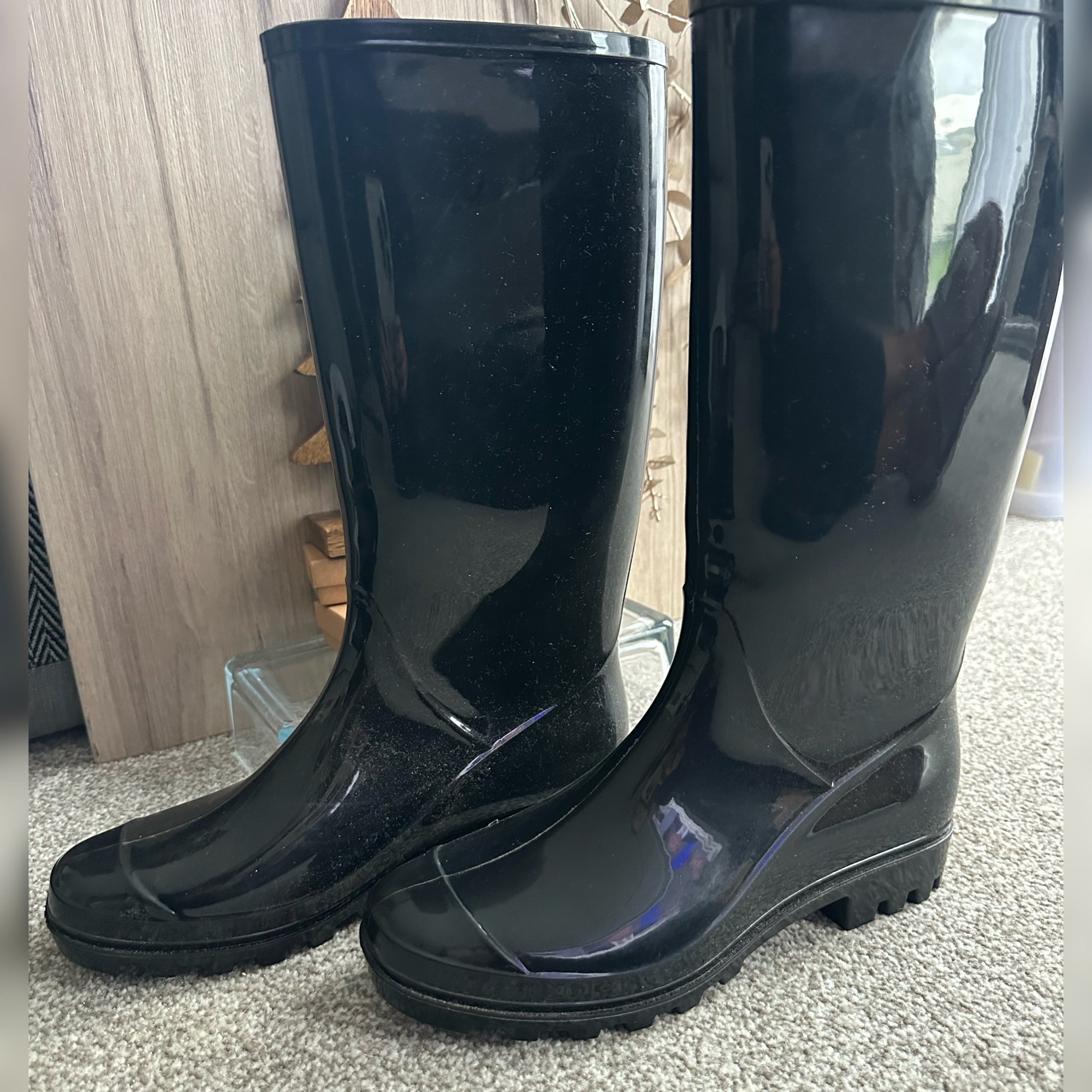 Wellington Boot Black Shiny