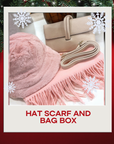 Pink Scarf / Pink Hat and Cram Bag Christmas Box