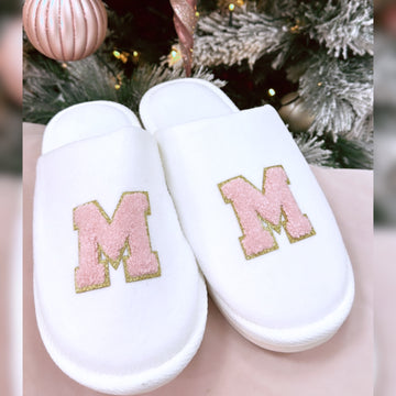 Slippers White PERSONALISED