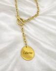 Drop Link Pendant Chain Personalised