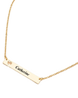Heart Bar Necklace ( Personalised )