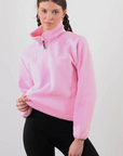 Marla Fleece Top Pink
