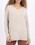 Sarl Knit Oversized Hoddie Oatmeal
