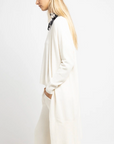 Sarl Knit Midi Cardigan Warm White