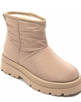 Quilted Lined Winter Boot Biscuit