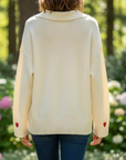 Heart Jumper Ecru