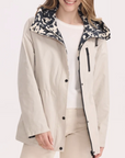 Jill Reversible Jacket Taupe Print