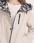 Jill Reversible Jacket Taupe Print