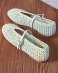 Layla Woven Pump Sky Blue