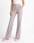 Stretch Dress Trousers Grey Stone
