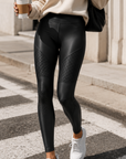 Piper Quilted Leather Look Leggings