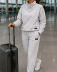 VRSO Funnel Neck Marl Grey