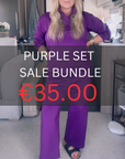 PURPLE SET SALE