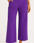 Scuba Crop Jogger Purple