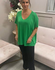 Sara Top Green