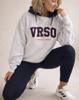 VRSO Varsity Hoodie Marl Grey