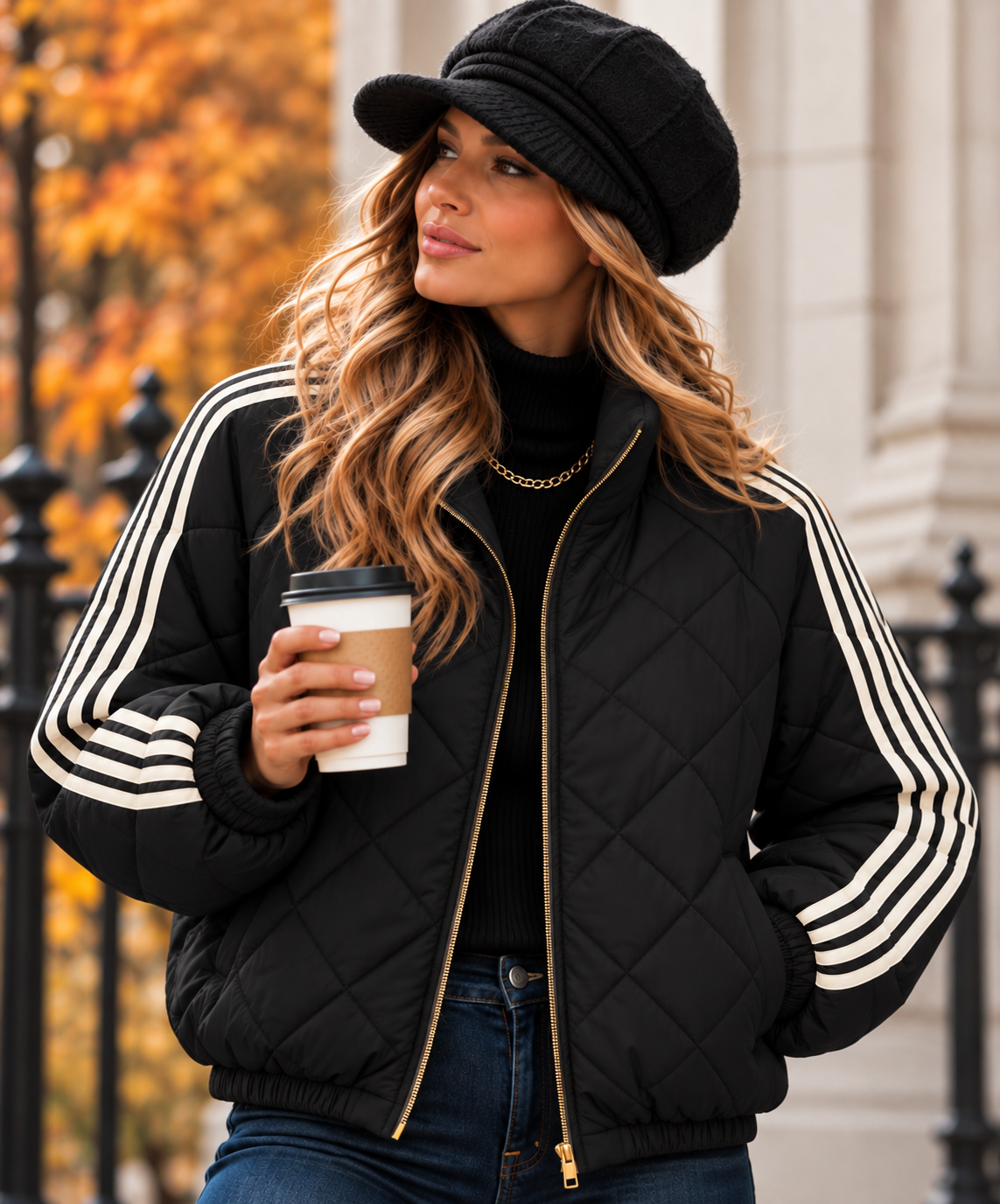Tamara Bomber Jacket Black