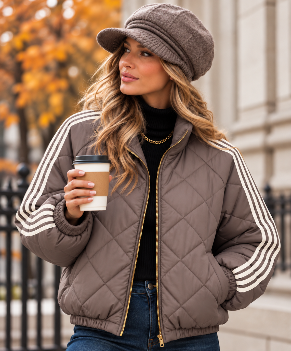 Tamara Bomber Jacket Coffee
